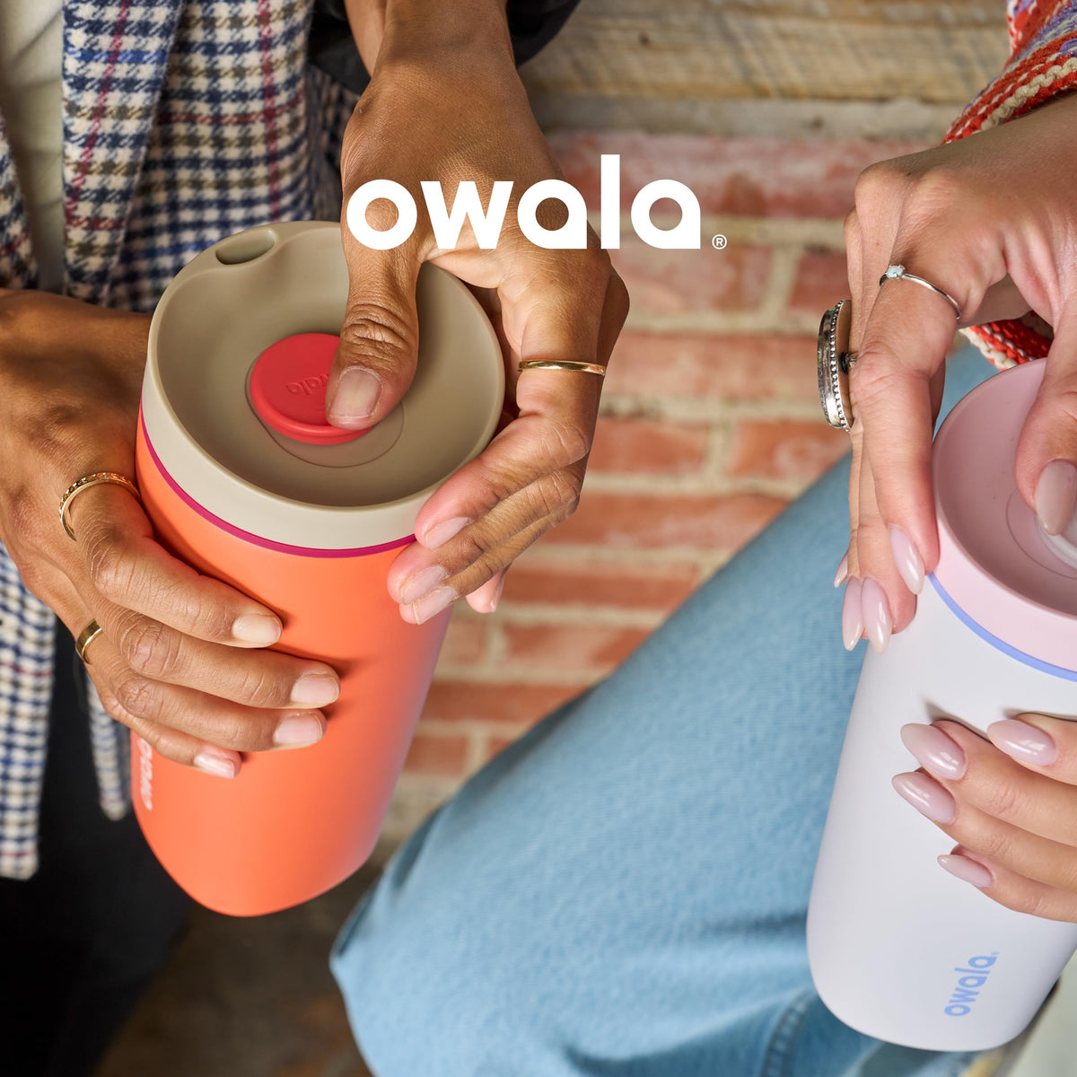 Owala SmoothSip 12 oz — Vanilla Bean