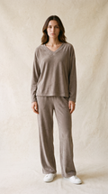 French Terry Lounge Set — Latte